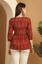 Cotton Printed Top for Women 