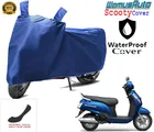 Polyester Two Wheeler Cover, Blue