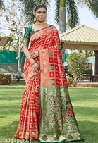 Zari Woven Banarasi Saree for Women 