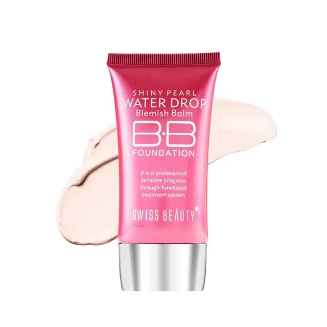 Swiss Beauty Shiny Pearl Water Drop BB Foundation, Shade-4, 40 ml