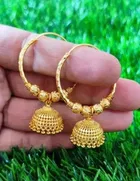 Gold Plated Jhumkas for Women 