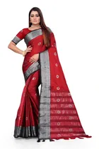 Cotton Embellished Saree for Women 