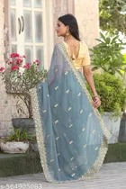 Casual Grey Saree for Women 