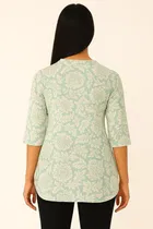 Womens Regular Sleeves Casual Wear Short Kurti 