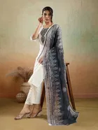 Rayon Printed Kurta with Pant & Dupatta for Women 