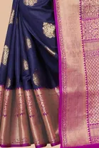 Banarasi Silk Jacquard Print Saree for Women 