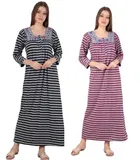 Woolen Hosiery Nighty for Women 