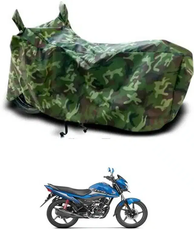 Waterproof & UV Protection Polyester Full Body Cover for Honda Livo (Green)