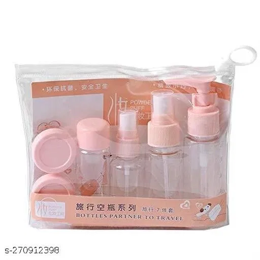 Combo of Makeup Storage Containers (Transparent, Set of 6)