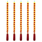 Handmade Decorative Artificial Marigold Fluffy Garland with Bell 