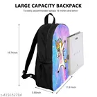 Rubber Backpack Bag, Blue