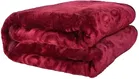 MAGICAL Silky Soft Solid Maroon Colour Double Heavy Duty Mink Blanket Pack of 1