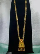 Traditional Gold-Plated Multi-Strand Mangalsutra