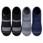 Ankle Length Cotton Blend Socks for Mens ,Multicolor, Pack of 4