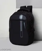 Polyester Backpack for Men & Women, Black