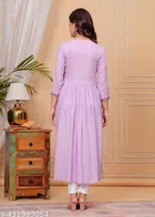 Rayon Kurti for Women, Lavendar 