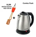 KGM Water Heater Rod 1500 W Immersion Rod and Scarlett Electric Kettle 2 Litre 