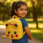 Soft Plush Pikachu School Bag for Boys And Girls 