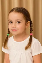 KO KO Multicolor Soft Hair Elastic Bands 