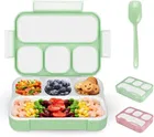 Plastic Lunch Box with Spoon for Kids 
