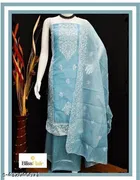 Chanderi Cotton Embroidered Pakistani Suits for Women 