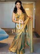JImmy Choo Saree for Women, Gold 