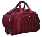 Polyester 60L Capacity Duffel Bag with Wheels 