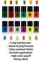 Banetion High Gloss And Long Stay Nail Paint 