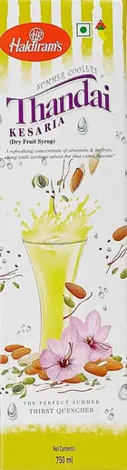 Haldirams Kesaria Thandai Syrup 