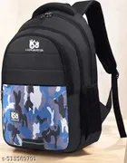 Polyester Backpack for Men & Women, Black