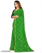 Chiffon Zari Woven Saree for Women 