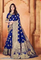Art Silk Zari Woven Saree for Women 