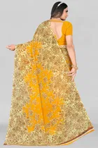 Georgette Printed Saree for Women 