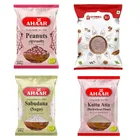 Ahaar Peanuts 250 g + Ahaar Sabudana 250 g + Ahaar Kuttu Atta 250 g + Citymall No.1 Sendha Salt 200 g