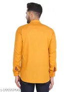 Cotton Blend Solid Short Kurta for Men 