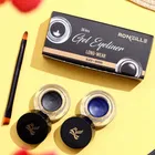 Ronzille 2 In 1 WaterProof & Smudge Proof 24hrs Gel Eyeliner (6 g) (Black, Blue) (Pack Of 2)