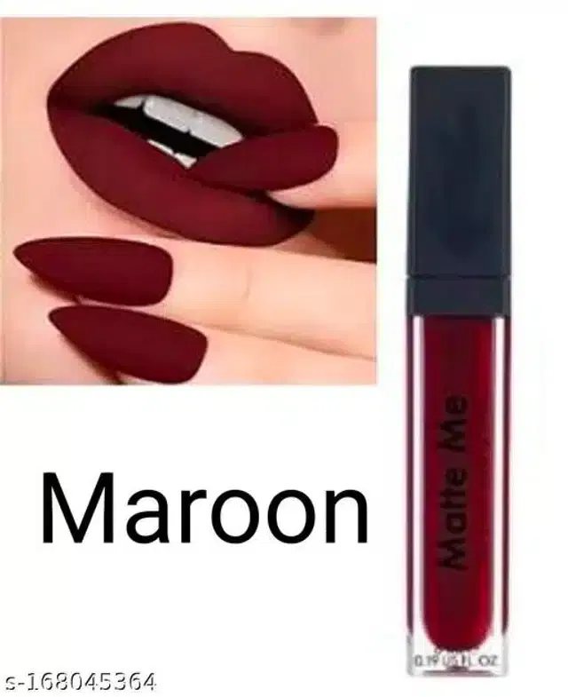 Matte Me Liquid Lipstick (Maroon)