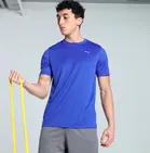 Round Neck Logo Print T-Shirt for Men 