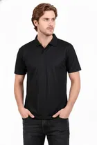 Polyester T-shirt for Men, Black 