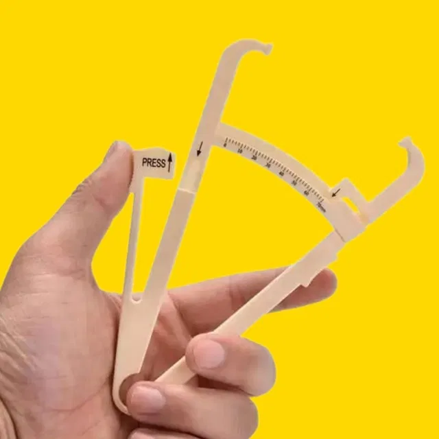 Lightweight Eco-Friendly Body Fat Measuring Caliper (Multicolor, Pack of 1)