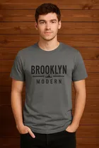 Round Neck Printed T-Shirt for Men 