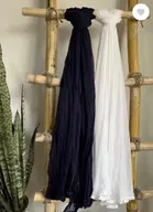 Cotton Blend Solid Dupatta for Women 