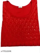 Cotton Embroidered Kurti for Women 