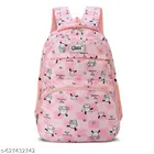 Polyester Backpack Bag, Pink