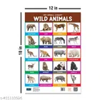 Bookford Publications My small chart Numbers, Fruits & Wild Animals 