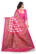 Khadi Silk Printed Saree for Women 