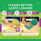 Scotch-Brite Sponge Wipe, Kitchen Cleaning Sponge, Reusable, Multi-Color, Easy to use 