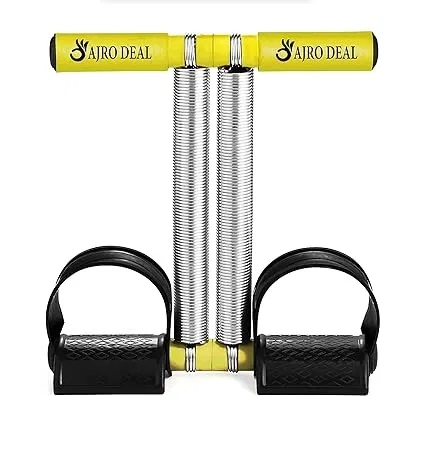  Double Spring Tummy Trimmer ,(Yellow )