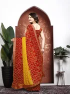 Georgette Bandhini Saree for Women 