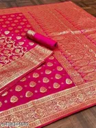 Banarasi Silk Zari Woven Saree for Women 